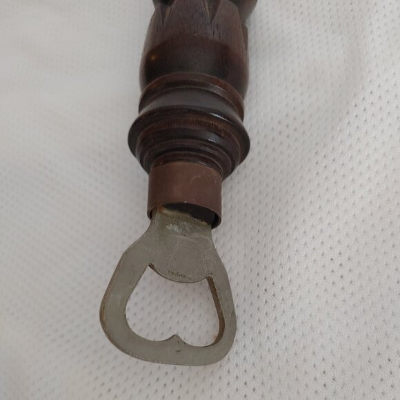 Vintage Figa Fist Wooden Handcrafted Bottle Opener and Corkscrew Set - Picture 6 of 6